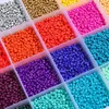 Other 2mm Multicolor Seed Beads Jewelry Making Kit Beads for Bracelets Bead Craft Kit Set Glass Seed Letter DIY Art and Craft 231207