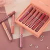 Lipstick Handaiyan Kit Sexy Long Lasting Liquid Glaze Set Nonstick Cup Waterproof beauty Makeup for Women Maquiagem 231207