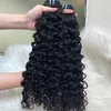 Melhor venda grau 12a duplo wefted extensões de cabelo malaio 100% trama de cabelo humano peruano indiano brasileiro onda de água 3 pacotes