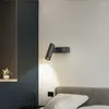 Wall Lamp Living Room LED Spotlight Bedroom Bedside Foyer Reading Light With Switch Aisle Corridor Home Indoor Decor Sconce