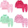 Kleidungssets Baby Herbst Winter Kleidung Spitze Kirschdruck Strickjacke Für Kleinkinder Mädchen Kinder Warme Anzug Jacke Hosen Strick Kinder Pullover