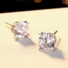 Boucles d'oreilles BOEYCJR 925 argent 1ct D couleur Moissanite VVS bijoux fins diamant coeur boucle d'oreille pour les femmes cadeau