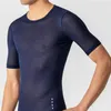 Vestes de course 2023 Est Mesh Base Couche Cyclisme Léger Respirant Route VTT Vélo Sous-Vêtements À Séchage Rapide Sous Gilet Chemise Hommes