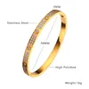 Luxury Full Diamond Armband 3 rader Kvinnor Män Par Armband Manschett Bangles modeskruv smycken för älskare