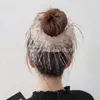 Chouchous en plumes d'autruche, bandes élastiques pour cheveux, attaches pour cheveux pour femmes, gros intestin, anneau en Satin, accessoires pour cheveux pour filles