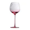 Mugs Style Fashion 500550ml Ribbed Vein Goblet Big Belly Red Wine Burgundy Cup Art Home Restaurant Drinkware Gift 231207