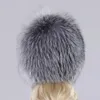 Czapki czapki czapki w Rosji zima prawdziwa futrzana kapelusz na zewnątrz ciepłe dzianiny Kobiety prawdziwe futrzane czapki bombowce Lady luksusowa jakość 100% oryginalne futra 231206