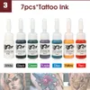 Tattoo Guns Kits Professional Tattoo Machine Set Rotary Tattoo Pen Aurora-P1 Tattoo Power Supply With Cartridges Needles Tattoo Gun Kit Complete 231207