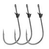 Fishing Hooks 20pcs Baitholder Fishing Flipping Hooks Dual-barbed Bait Keeper Wacky Worm Hook Neko Rig Carbon Steel Soft Lure Hook Bass 231204