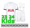 23 24 Accueil Jerseys de football Kulusevski Richarlison Perisic Pedro Porro Danjuma Romero Gardien de but GK 2023 2024 Kit de football Chemise Spurs Hommes Enfants Ensemble Unifomrs