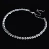 Sparkly Crystals Bridal Necklace For Wedding Luxury Shiny Women Necklace Jewelry Födelsedag Valentines Day Gift Cl3018