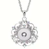 18mm gingembre 1pc bricolage pendentif bijoux accessoires Interchangeable bouton pression collier 23.62 pouces