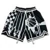 Usa Youth Basketball Shorts Summer Outdoor Running Fitness Knee Length Sports Shorts Short Mesh Men's Surfing Shorts 3XL