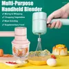 Blender Hand Mixer trådlös elektrisk bärbar multifunktionsmatslagare för att blanda ägg som piskar grädde hackande vitlök