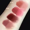 Batom meninas veludo fosco blush impermeável longa duração bonito urso lipgloss antiaderente copo maquiagem lábio matiz lama cosméticos 231207