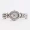 Fashionabla diamantbockade kvinnors klocka, blommor armband armbandsur