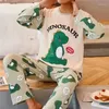 Vêtements de nuit pour hommes Marque Automne Coton Pyjamas Lettre Rayé Dessin Animé Pyjama Ensembles Casual Lounge Costumes Pyjamas Plus Taille 4XL Pijama
