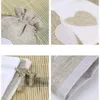 Gift Wrap 5Pcs Heart Adhesive Drawstring Bags Christmas Party Favors High Quality Small Jute Burlap Pouches Wedding For Guests