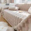 Coprisedie Copridivano Peluche Calda Coperta Universale Cuscino del Sedile Spesso Uso Multifunzionale Bracciolo Combinato