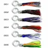 Appâts Leurres Poulpe Leurre Souple À La Traîne Thon Accessoires De Pêche Jupe Appât Mer Gros Poisson 47g Silicone Sports 231206