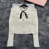 Maglione da donna a maniche lunghe lavorato a maglia cardigan designer giacca slim fit moda lettera ricamata lavorata a maglia