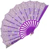 Decorative Figurines Portable Fan Vintage Folding Hand Handheld Dancing Props Party Favor Lace Wedding Fans For Adults Tea Miss