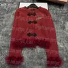 Vestes Cardigan en fourrure pour femmes, pulls avec lettres, mode élégante, tricots à manches longues, pull de luxe de styliste