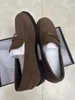 Sapatos de vestido Rodada Moeda de Cabeça para Mulheres Slip-on Mocassins de Salto Quadrado Cor Sólida Camurça Zapatos Mujer