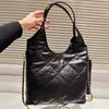 Französische Marke Luxus Damen Designer Unterarmtasche Klassische Doppelbrief Mode Damen Kette Umhängetasche Handtasche Neue Dame Echtes Leder Umhängetaschen Handtaschen