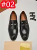 40 Style Men's Business Designer Dress Shoes For Men Soft äkta läder Fashion Luxury Mens Bekväma Oxford Shoes