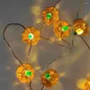 Cordas 2/3 Horror LED Luz Decorativa Reutilizável Luzes de Corda de Aranha Traje Decoração de Halloween Estereorealista 1m / Na Bateria