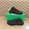 Ripple chaussures décontractées baskets Tech tricot daim hommes sans lacet une pédale velours côtelé jaune vert noir optique concepteur hommes Sneaker