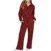 Women's Two Piece Pants Women Outfits Sweatsuit Set Quarter Zip Dress Pant Workout Bottoms For Sexy Summer Dresses