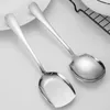 Spoons Stainless Steel Cutlery Spoon Coffee Scoop Asian Soup Portion Control Serving