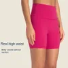 Lu Lu Lemon Align Wunder Train Short taille haute 15,2 cm pour motards pour femmes, entraînements de course, shorts serrés avec poche invisible, leggings de gymnastique, short de cyclisme