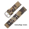 Nylon Armband 18mm 20mm 22mm 24mm Leinwand Camouflage Uhr Strap Band Uhren Armband Montre Pulseira Relogio correa