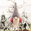 Julhandgjorda svenska gnome skandinaviska tomte santa nisse nordiska plyscha älv leksak bord prydnad xmas träd dekorationer jk1910xb 11 ll