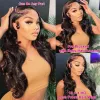 180DDDDDENSY HD BODY WAVE LACE PRONT WIGS Human Hair Lace Precked Plucked Lace Brazilian Black/Blonde/Red/Pink for Women