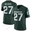 Personalizado 9 Kenneth Walker III Michigan State Football Jersey Jayden Reed Jalen Berger Payton Thorne Keon Coleman Katin Houser Noah Kim Andrew Schorfhaar Jerseys