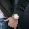 Horloges Heren Horloges Reloj Hombre Mode Luxe Mannen Casual Lederen Quartz Horloge Mannelijke Zakelijk Causaal Horloge Relogio Masculino