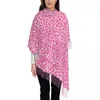 Sjaals Roze luipaardprint sjaal voor dames Winter herfst sjaals en omslagdoek Cheetah Animal Spot grote sjaal avondjurk