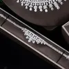 Ensembles de bijoux de mariage ingénieux 4 pièces zircone de mariée complète pour les femmes fête de luxe dubaï Nigeria CZ cristal 231207