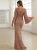 Urban Sexy Dresses Fashion Flare Sleeve V Neck Sequin Dres S 2023 Autumn Spring Elegant Solid Color Slim Long Kirts Female Party 231206