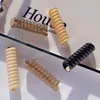 Spiral Telephone Wire Hair Bands Hair Ring Scrunchie Phone Line Hairbands Elastic Phone Cord Hair Ties Girls