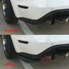 Car Other Interior Accessories Universal Car Front Rear Bumper Strip Lip Spoiler Diffuser Splitter Scratch Protector Carbon Fiber Winglets Side Skirt Extension