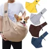 Dog Cotton Wygodna torba PET OUT Crossbody ramię na zewnątrz przenośna puppy kota TOTE TOTE NOBIERY 231206