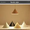 Kolye lambaları Nordic Lights Modern Alüminyum Ahşap E27 Yemek Masa Başucu Bar Mutfak Odası Dekorasyon Aydınlatma