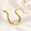 18K GOUD GOLDE Designer Letter Pendant ketting Choker Luxe ontwerp Dikke ketting Kettingen voor vrouwen sieraden Hoge kwaliteit cadeau