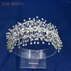 Hair Clips DZ004 Crystal Wedding Headband Jewelry Prom Ornaments Handmade Party Hairband Rhinestone Princess Headdress