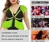 Ремни Сексуальная вечеринка Rave Wear Топы без чашек Пояс БДСМ Интимный бюстгальтер на подтяжках Одежда больших размеров Ремни Сексуальные женщины C7048115